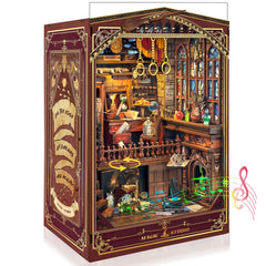 SUNNINO Book Nook Kit arcane studio enhances bookshelf ambiance.