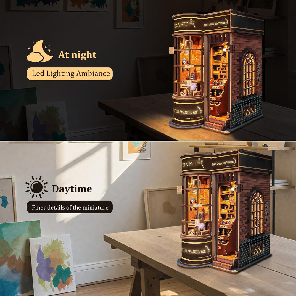SUNNINO Book Nook Kit LED lighting adds warm ambience to desks.