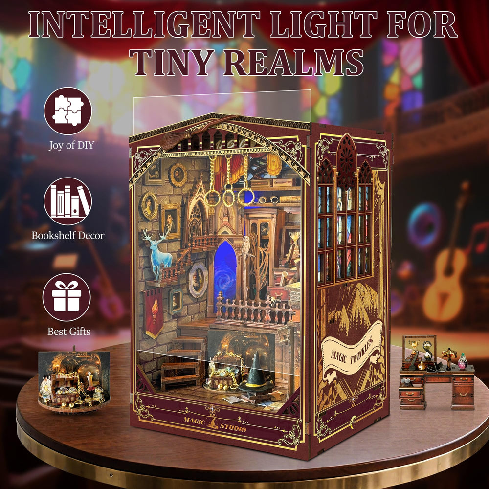 SUNNINO Dollhouse with LED fireplace adds cozy glow to scenes.