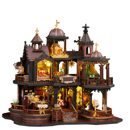 SUNNINO Edinburgh Castle front view, a cozy display piece for desks or shelves.