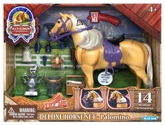 Sunny Days Entertainment Palomino Horse inspires creative storytelling and pretend riding