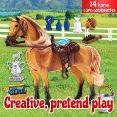 Sunny Days Entertainment Quarter Horse realistic sounds for immersive pretend play.