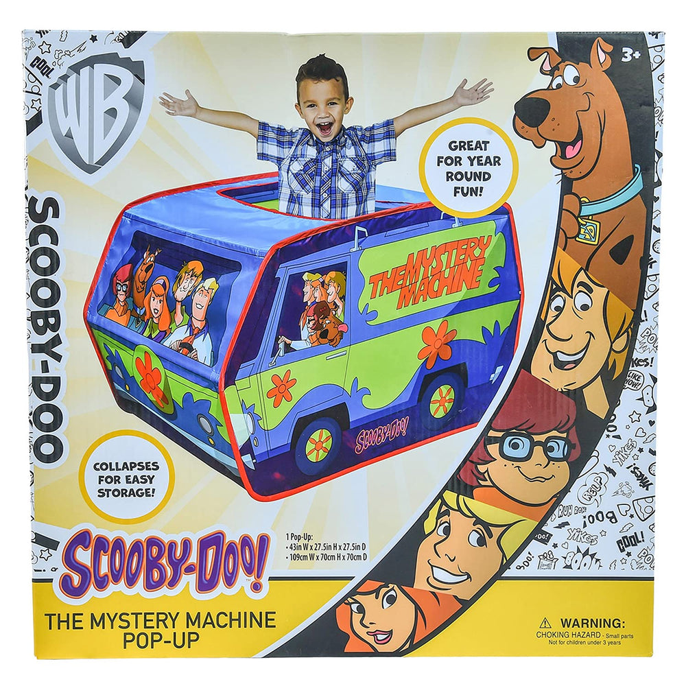Sunny Days Scooby-Doo Mystery Machine tent spacious interior for multiple kids.