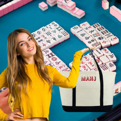 Sunnymove mahjong bag ideal for storing stands, rods, and game accessories.