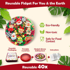 Sunolkie Picky Fidget Pad beads closeup shows colorful textures.