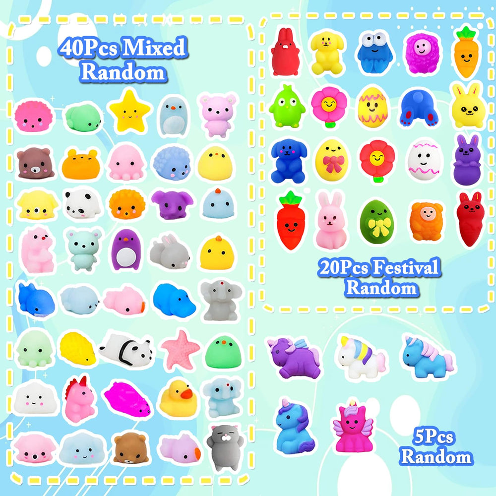 SunPROUND 130Pcs sea-themed squishies inspire imaginative stories.