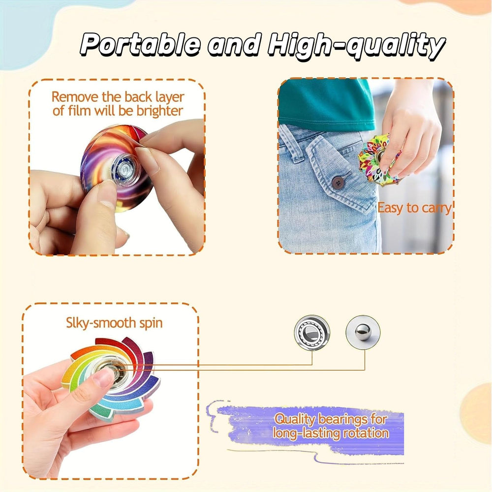 SUNPROUND party favors—bulk fidget spinners offer quick distraction and fun.