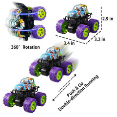 Sunpround friction push-go trucks on various surfaces for noise-free play
