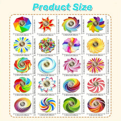 SUNPROUND mini fidget spinners for kids and adults—compact hand-held stress relief.