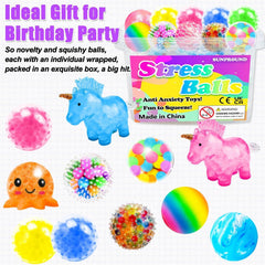 SUNPROUND Stress balls with water beads offer textured sensory stimulation.