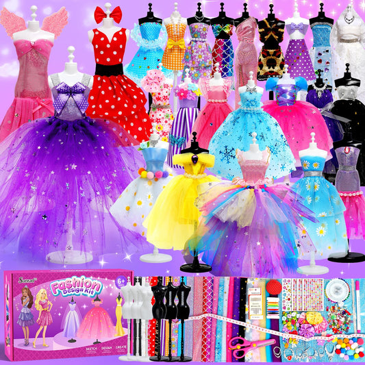 Sunrad 1500+ PCS fashion kit mannequins for versatile outfit creation.