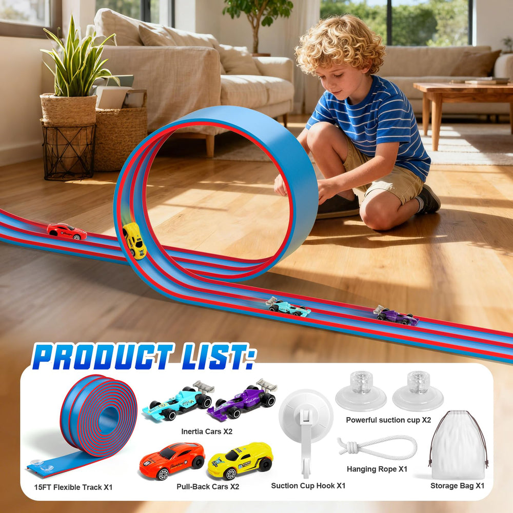Sunrad compatible with 1:64 scale cars, expands racing possibilities.