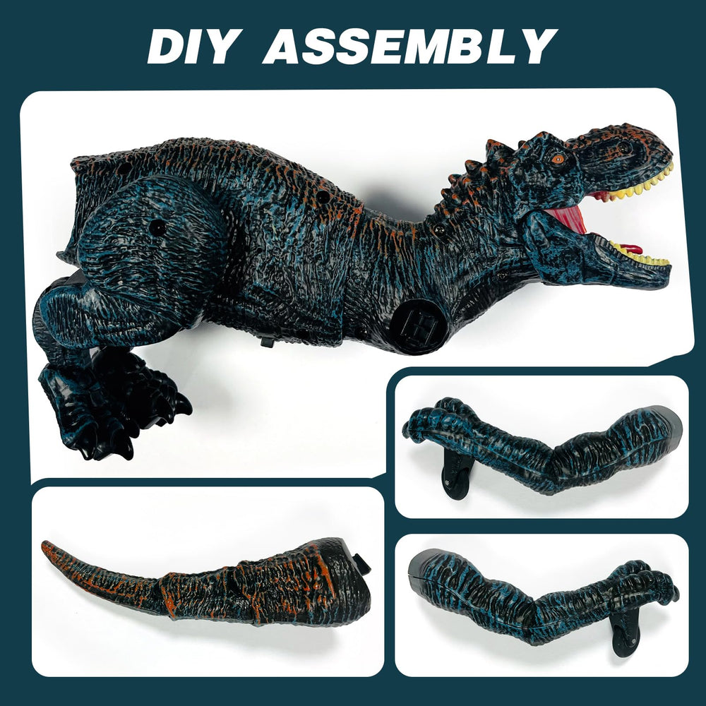 Sunrad RC dinosaur makes ideal birthday gift and creative learning toy.