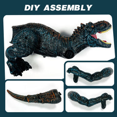 Sunrad RC dinosaur makes ideal birthday gift and creative learning toy.
