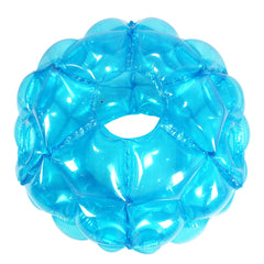 Sunshinemall 36in blue bumper ball close up showing durability