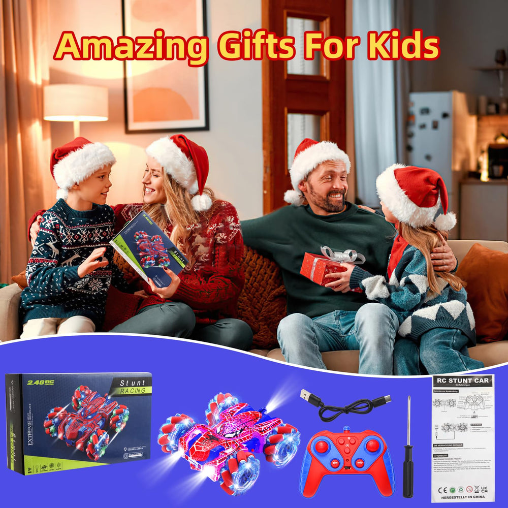 SUPAUSUP Spider RC Car offers about 80 minutes of playtime per charge.
