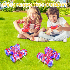 SUPAUSUP Spider RC Car charging via USB Type-C for easy recharging.