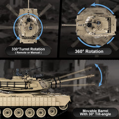 Supdex tank smoke emission demonstrates authentic visual effects.