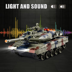 Supdex 1/24 RC Tank with sounds and smoke effects for realistic battlefield ambiance
