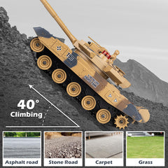 Supdex RC Battle Tank Set rechargeable battery offers about 30 minutes of play