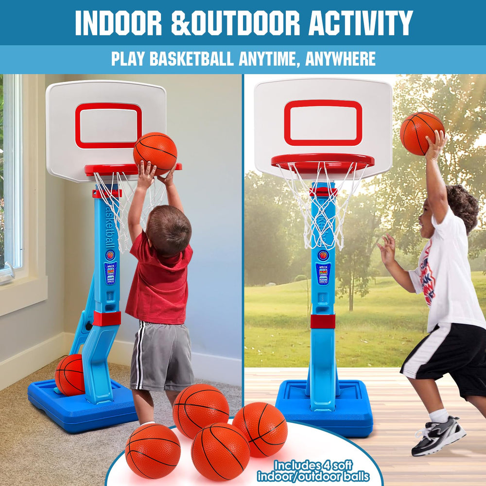 Portable tripod stand supports active play anywhere