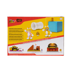 Super Mario 6-point articulation Cat Peach enables dynamic poses.