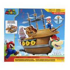 Super Mario Deluxe Bowser's Airship button activates in-game sounds for nostalgia.