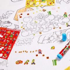 Super Mario markers 8-pack for bold lines and coloring.