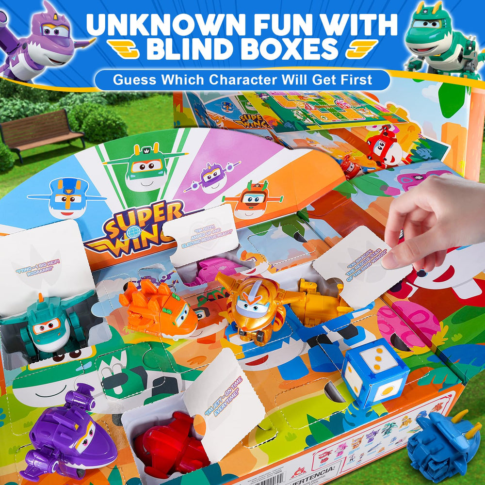Super Wings 2-inch figures featuring Jett and Dizzy for action-packed playtime.