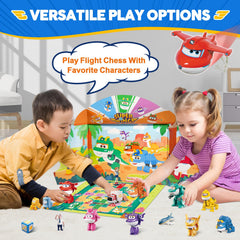Super Wings Tino, Brachy, Trico mini figures deliver creative storytelling on the go.