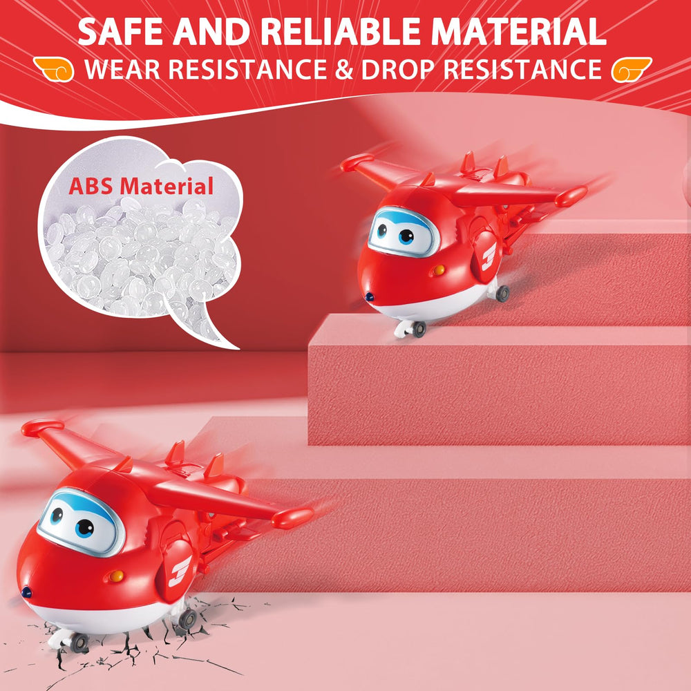 Child playing with Super Wings toy sparks creativity