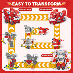 Super Wings Jett's 7-inch robot suit invites immersive adventures and storytelling.