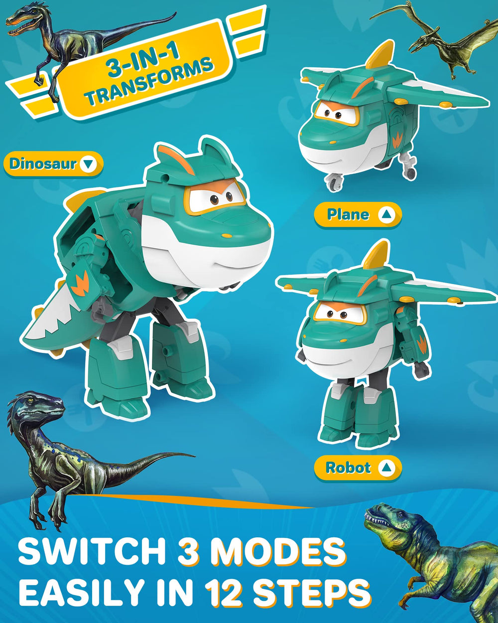 Movable joints let kids pose Tino easily
