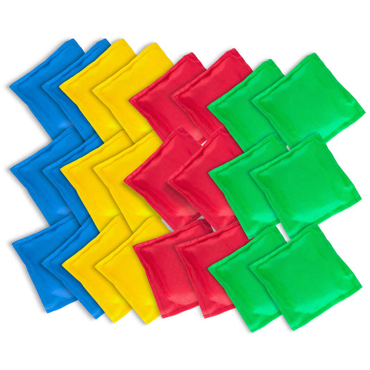 Super Z Outlet red 5x5 cornhole bean bag ready for backyard toss games.