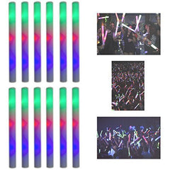 Super Z Outlet flashing foam sticks in multicolor sequence enhance celebrations.