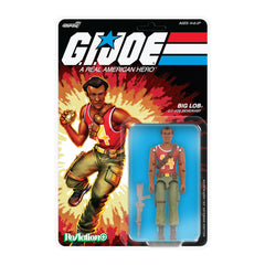 Super7 Big Lob action figure with bandolier in dynamic display pose