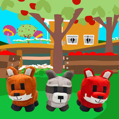 SUPERBE Grow a Garden plush close-up fabric shows premium materials and craft.