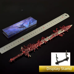 Close-up of zinc alloy finish on Superbuybox Nightreign blade with anti-abrasion coating