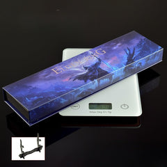 Gaming display on shelf with Superbuybox Nightreign blade greatsword