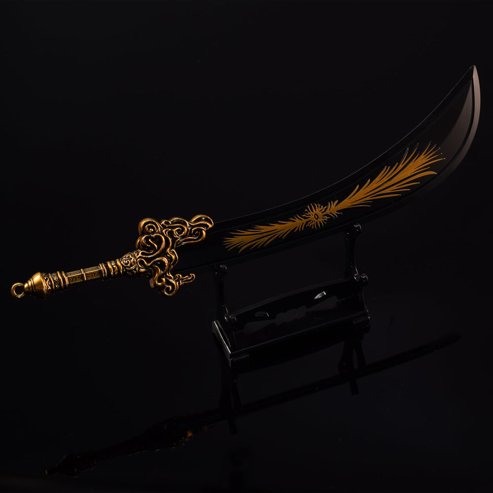 Superbuybox Safe-edged metal sword with smooth finish for safe handling.