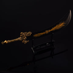 Superbuybox Safe-edged metal sword with smooth finish for safe handling.
