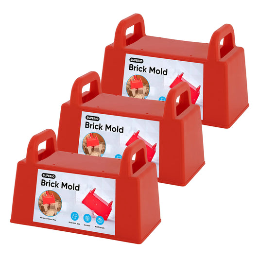 Superio Snow Brick Maker front view highlights easy, kid-safe snow block creation