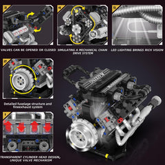 Suplanet app-controlled engine sounds enhance realistic play.