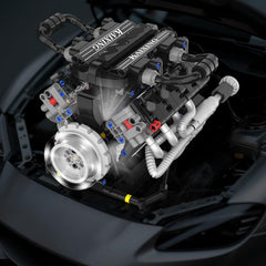 Suplanet pistons movement view highlights mechanical motion.