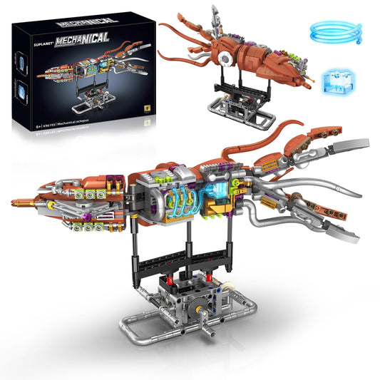 Suplanet squid front view highlights dual-sided design for hands-on learning