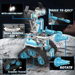 Suplanet STEM Robot 5in1 transformations showing multiple vehicle modes and shapes.