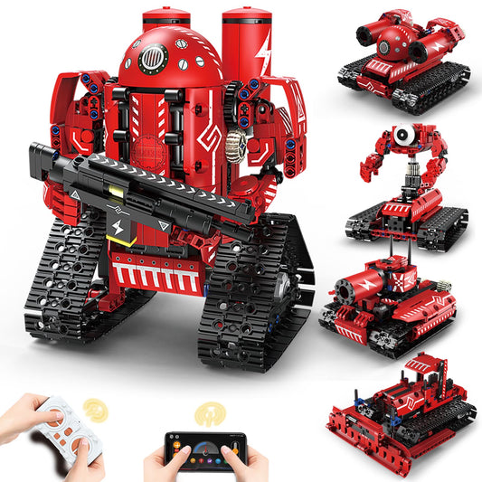 Suplanet 495-piece 5-in-1 robot kit built for STEM learning and play.