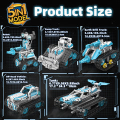 Suplanet STEM Robot dual control with modular design for easy reconfiguration.