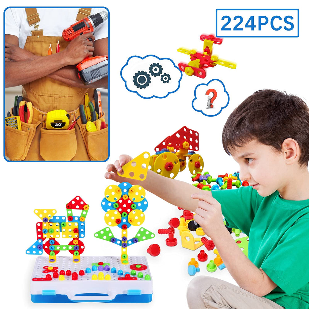 SUPSTEM design boards guide imaginative construction and spatial planning.