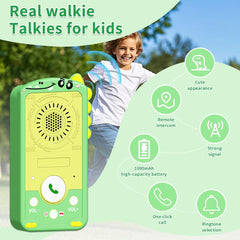 Surekuo two-pack walkie talkies, compact and durable for play